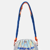 House of Holland Holographic Shoulder With Bag Blue Rope Strap