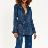 House of Holland Navy Shimmer Blazer