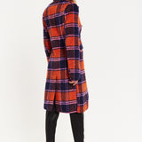 House Of Holland Red Check Coat