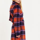 House Of Holland Red Check Coat