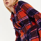 House Of Holland Red Check Coat