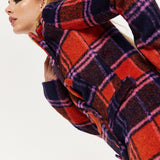 House Of Holland Red Check Coat