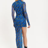 House Of Holland Rocket Print Mesh Dress