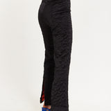 House Of Holland Heart Quilted Trousers in Black