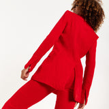 House of Holland Red Block Colour Pleat Blazer